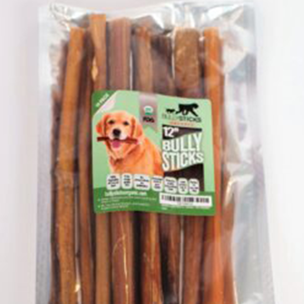 BullySticks Organic Bully Grip + 12" Standard Bullysticks (10 pack low